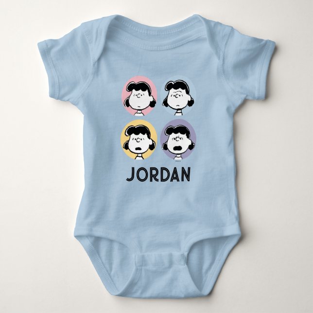 Body Para Bebé Cacahuetes | Caras de Lucy (Anverso)