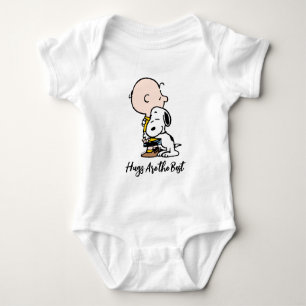 Body Para Bebé Cacahuetes   Charlie Brown y Snoopy Hug