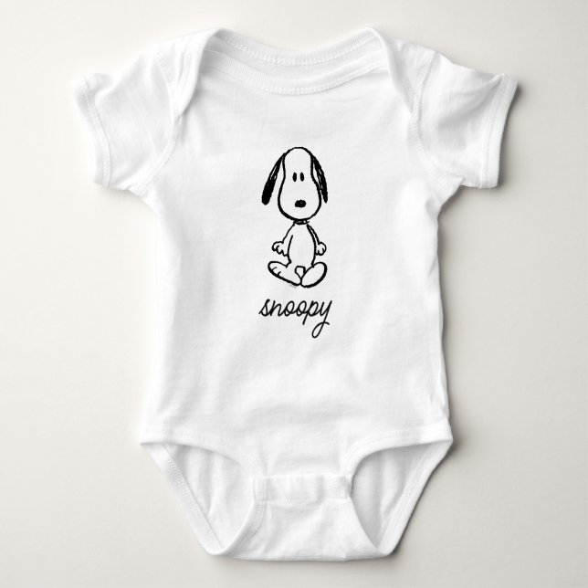 Body Para Bebé Cacahuetes | Escala Permanente de Snoopy (Anverso)
