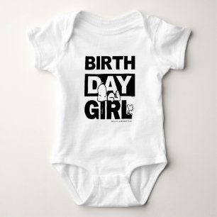 Body Para Bebé Cacahuetes Personalizados   Snoopy Cumpleaños Chic