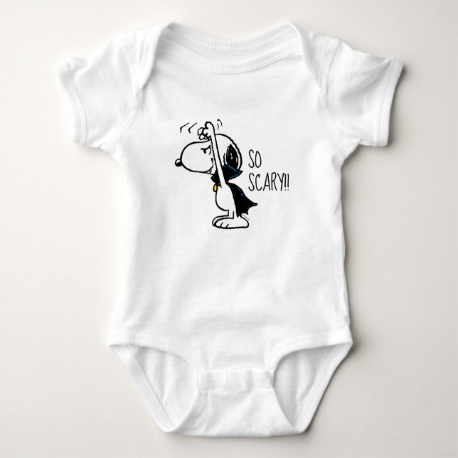 Body Para Bebé Cacahuetes | Scary Vampire Snoopy (Anverso)