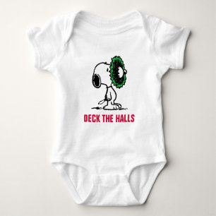Body Para Bebé Cacahuetes   Snoopy for Holidays