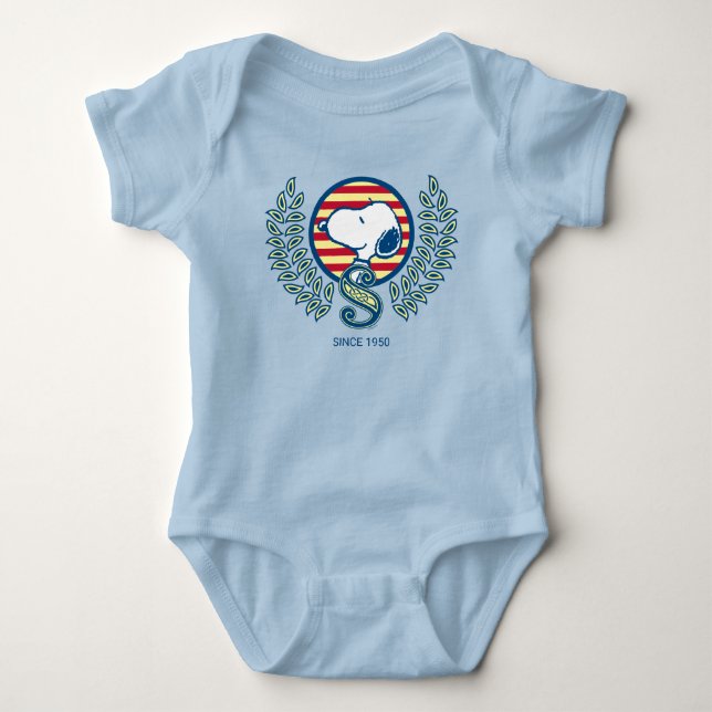 Body Para Bebé Cacahuetes | Snoopy Heraldry (Anverso)