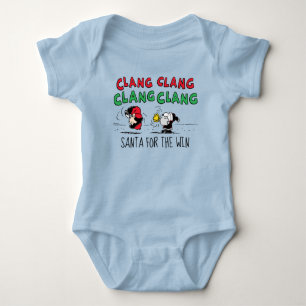 Body Para Bebé Cacahuetes   Snoopy Santa Claus y Lucy
