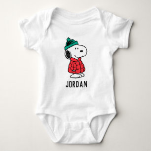 Body Para Bebé Cacahuetes   Snoopy Winter Coat & Gorra   Añadir s
