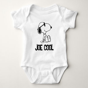 Body Para Bebé Cacahuetes   Sonrisa de gafas de sol Snoopy