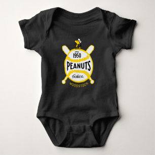 Body Para Bebé Cacahuetes WoodstockPeanuts Baseball Desde 1950