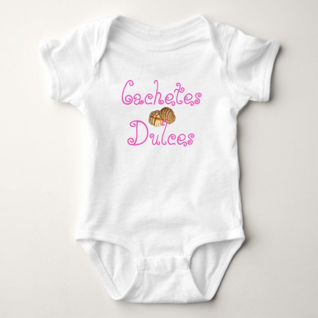 Body Para Bebé Cachetes Dulces (mejillas dulces - cacerola Dulce) (Anverso)