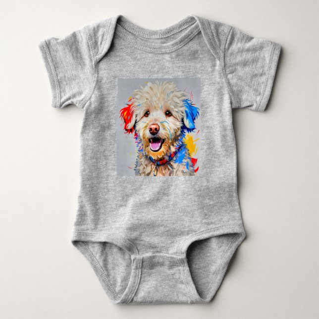 Body Para Bebé Cachorro (Anverso)