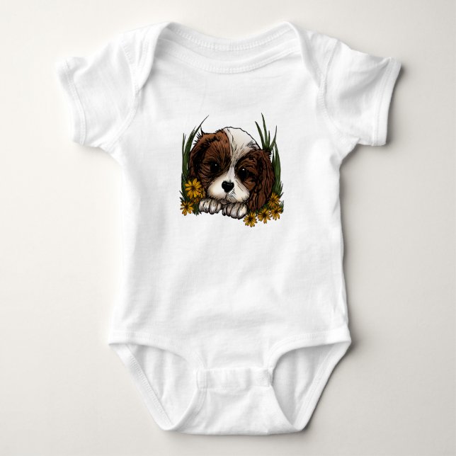 Body Para Bebé Cachorro (Anverso)