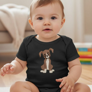 Body Para Bebé Cachorro boxer