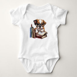 Body Para Bebé Cachorro con libros