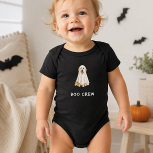 Body Para Bebé Cachorro Dorado Adorable Tripulación Fantasma de H
