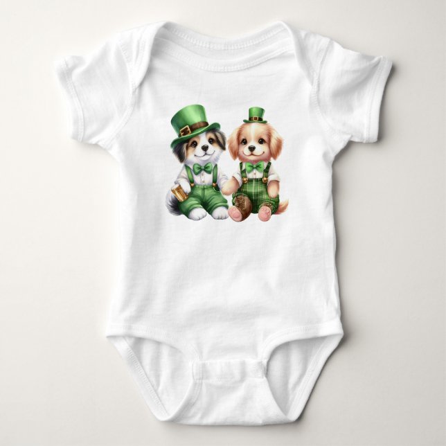 Body Para Bebé Cachorro irlandés  (Anverso)