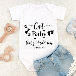 Body Para Bebé Cada Gato Necesita Una Invitación De Embarazo Para