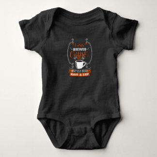 Body Para Bebé Café recién hecho