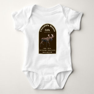 Body Para Bebé Cafetería de chocolate Moose