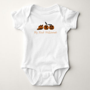 Body Para Bebé Caída personalizada/Halloween/calabaza Traje para