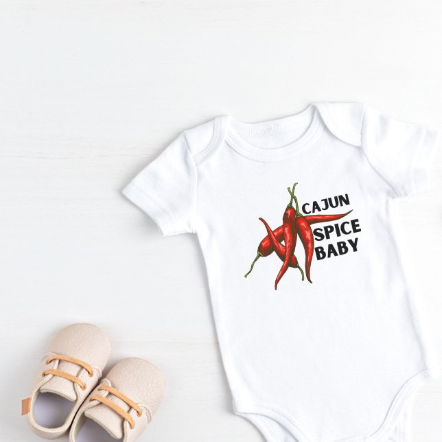 Body Para Bebé Cajún Spice (Cajun Spice Baby Bodysuit)