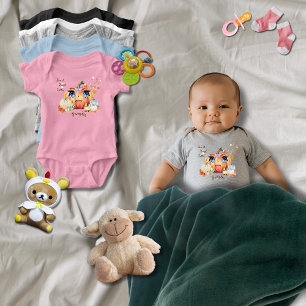 Body Para Bebé Calabacita Dulce y Femenina Anime de Ojos Estrella