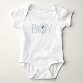 Body Para Bebé Calabaza azul Boho Es un Baby Shower de niño caído