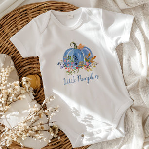 Body Para Bebé Calabaza Azul Caprichosa Bebé