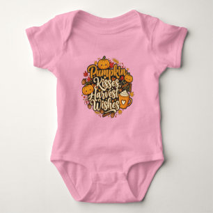 Body Para Bebé Calabaza cosecha camiseta