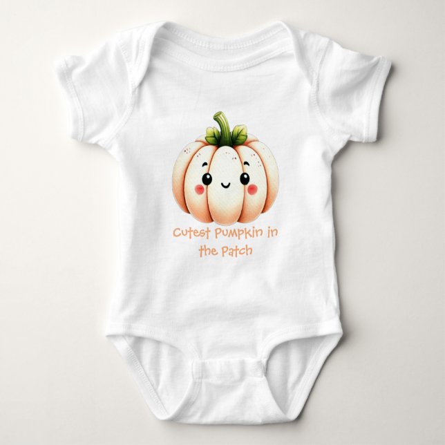 Body Para Bebé Calabaza Cutest (Anverso)