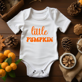 Body Para Bebé Calabaza pequeña - Regalo de calabaza pequeño en e