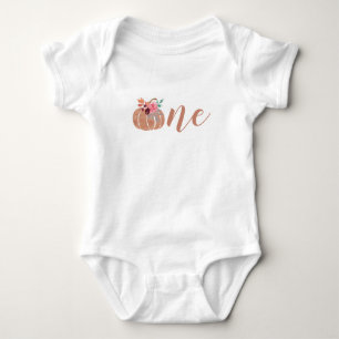 Body Para Bebé Calabaza un primer cumpleaños