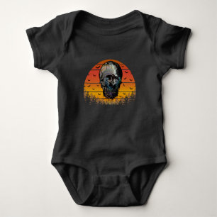 BODY PARA BEBÉ CALAVERA ESPANTOSA DE HALLOWEEN