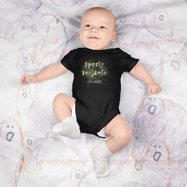 Body Para Bebé Calavera espeluznante vintage de Halloween