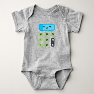 Body Para Bebé Calculadora de personalizable Bebé para Genio Futu