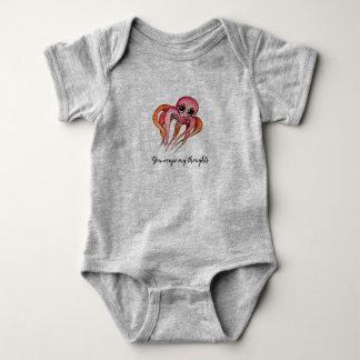 Body Para Bebé Calderón de orilla de mar pulpo de bebé bodysuit