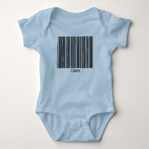 Body Para Bebé Caleb personalizó la camiseta funcional del código