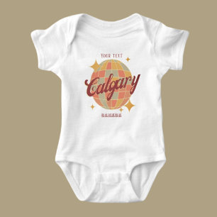 Body Para Bebé Calgary City Canada Regalo retro recién nacido