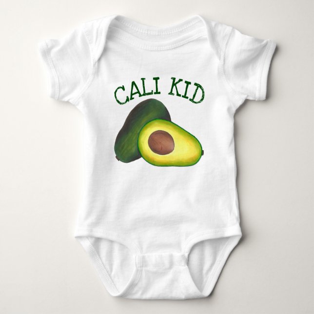 Body Para Bebé Cali Kid Aguacates Aguacates Alimentos de Salud (Anverso)