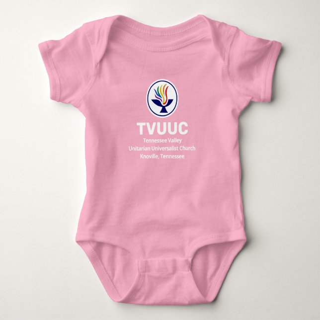 Body Para Bebé Calice / TVUUUC Rosa (Anverso)