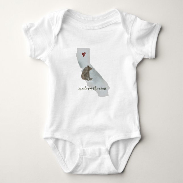 Body Para Bebé California Bear | Baby Bodysuit (Anverso)