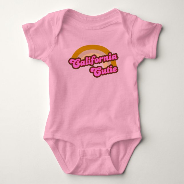 Body Para Bebé California Cutie (Anverso)