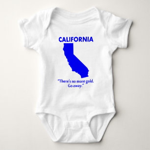 Body Para Bebé California - No hay más oro. Vete.