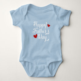 Body Para Bebé Caligrafía simple del Día del Padre Feliz | Traje 