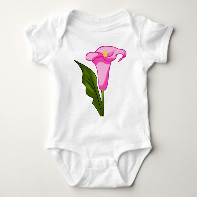 Body Para Bebé Calla Lily Flower (Anverso)