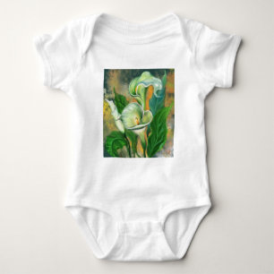 Body Para Bebé Calla Lily Flowers Baby Bodysuit