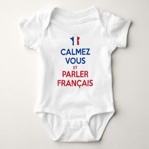 Body Para Bebé Calmez Vous et Parler Français