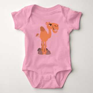 Body Para Bebé Camello Personalizado sonriente bebé camiseta