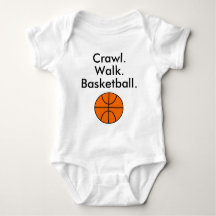 Caminata Crawl Basketball Baby Bodysuit