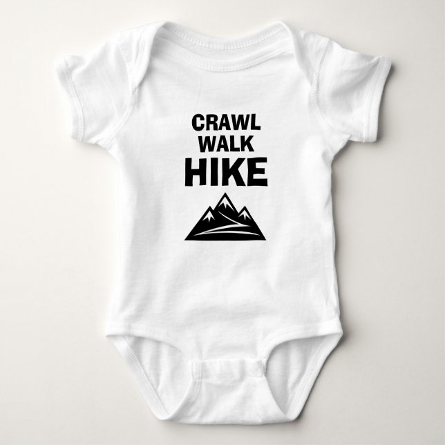 Body Para Bebé Caminata Crawl Camina divertida caminata, traje de (Anverso)