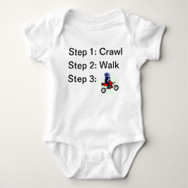 Body Para Bebé Caminata Crawl Motocross Rider Baby Bodysuit