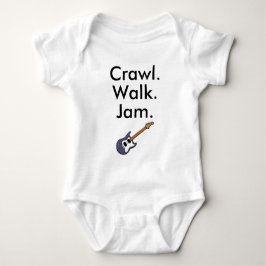 Body Para Bebé Camino Rastreo Jam Guitar Baby Bodysuit